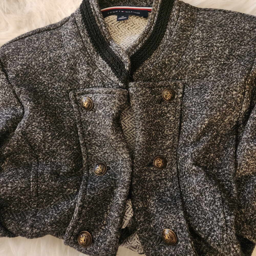 Chaps Charcoal Women's Bomber Jacket